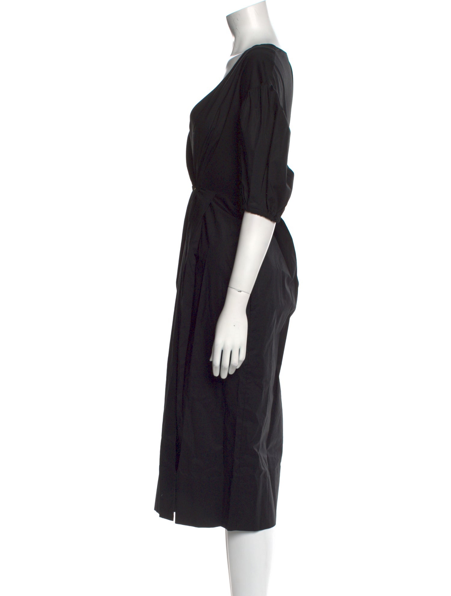 TWINSET V-Neck Midi Length Dress